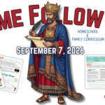 September 7, 2026 Image of King Solomon writing. Features samples of the Come Follow Me pages available